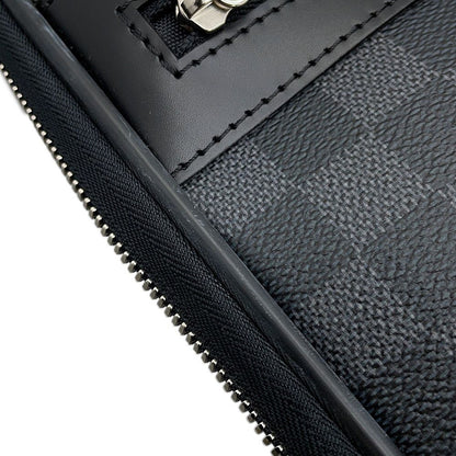 Louis Vuitton Carry Case Damier Graphite Pegase 45 Suitcase Black Travel — view 6