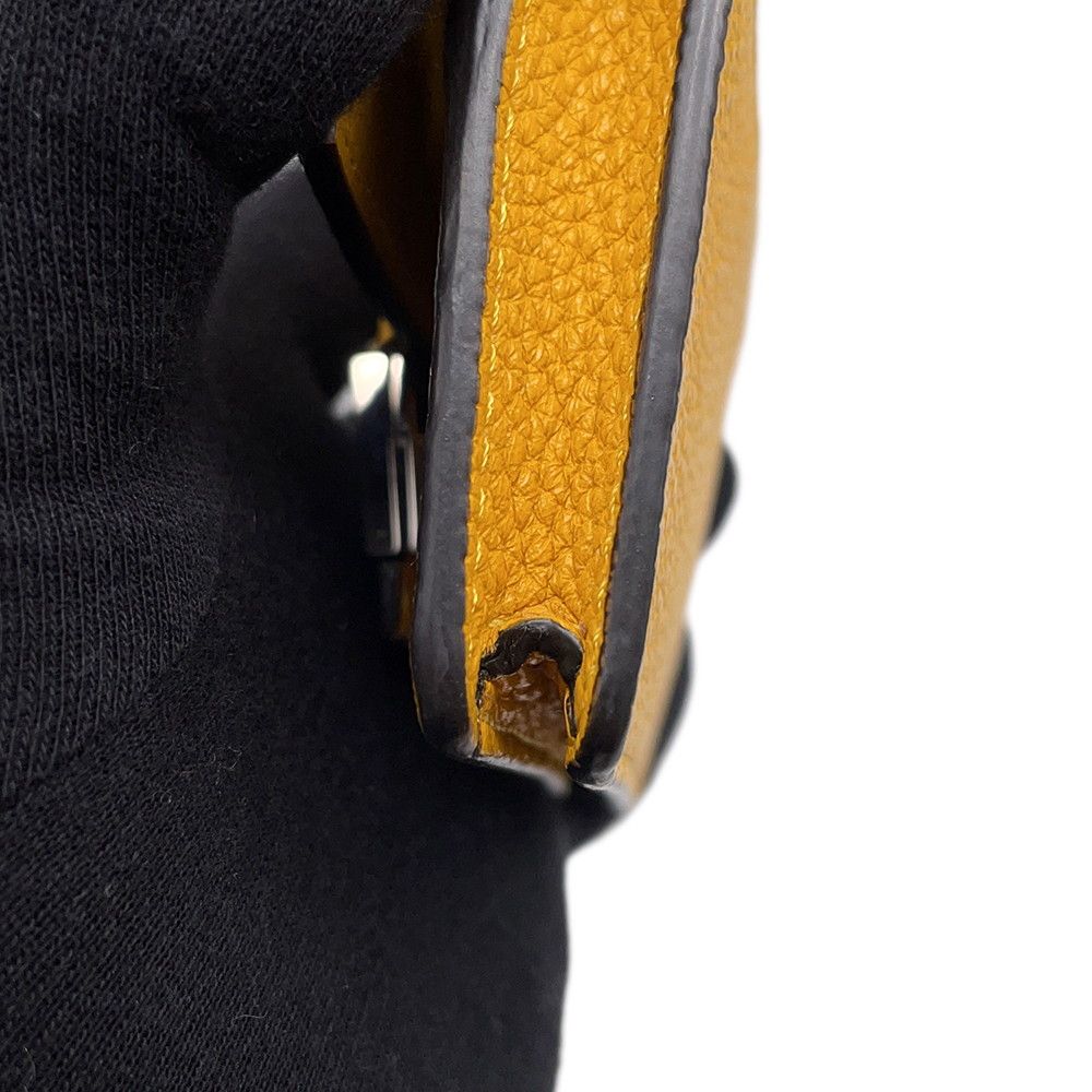 Fendi Shoulder Bag Micro Flat Baguette Pochette Leather — view 8