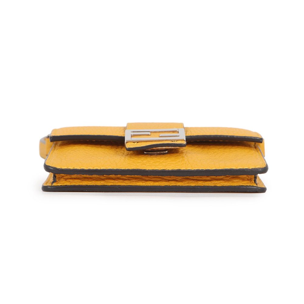 Fendi Shoulder Bag Micro Flat Baguette Pochette Leather — view 3