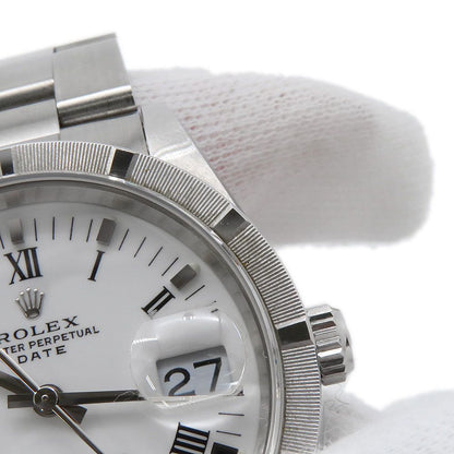Rolex Oyster Perpetual Date S Number White Dial — view 4