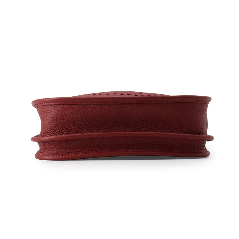 Hermes Shoulder Bag Evelyne 3 23 Rouge Ache Gold Taurillon Clemence — view 3