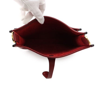 Hermes Shoulder Bag Evelyne 3 23 Rouge Ache Gold Taurillon Clemence — view 5