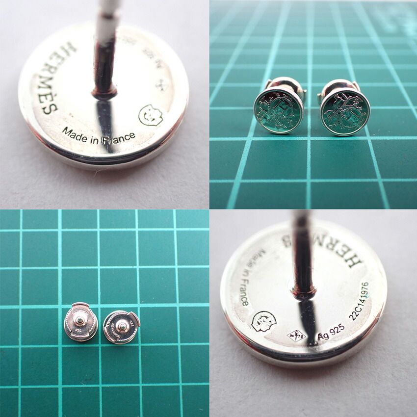 Hermes Ex-Libris Earrings TPM — view 6