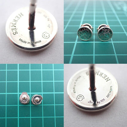 Hermes Ex-Libris Earrings TPM — view 6