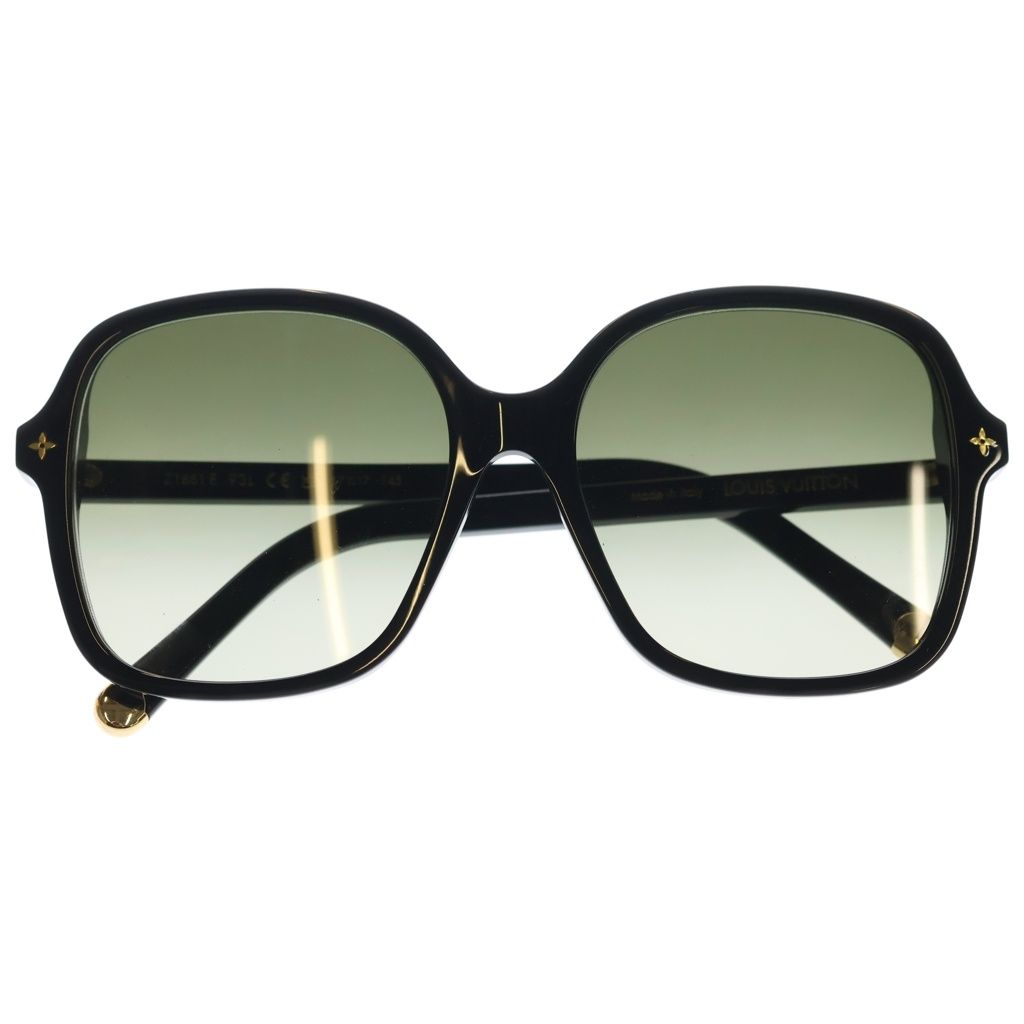 Louis Vuitton Star Square Sunglasses Black Green Eyewear