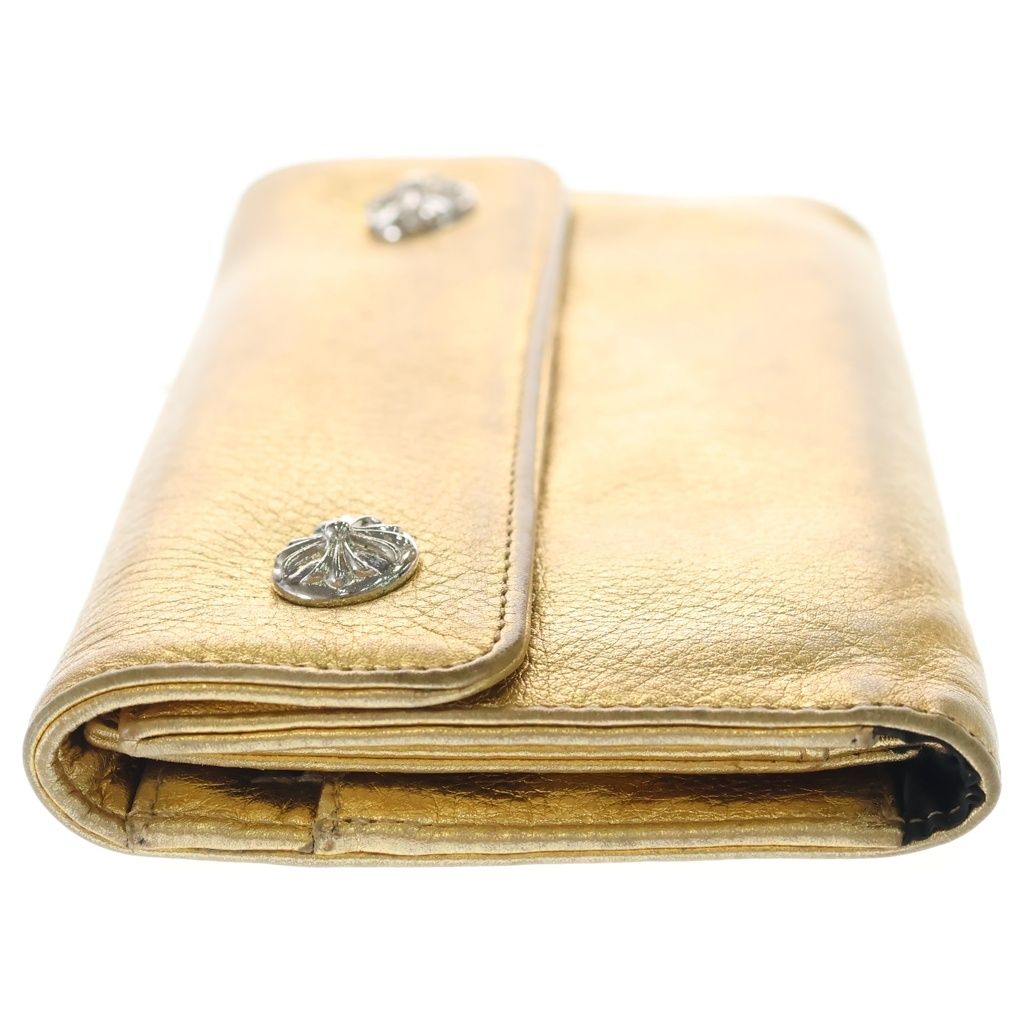 Chrome Hearts Wave Ltd Miami Limited Leather Wallet Gold — view 3
