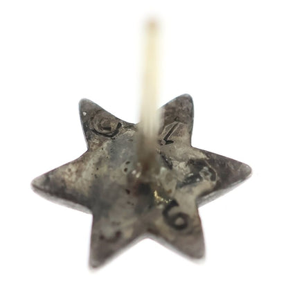 Chrome Hearts CO Star Stud Earrings Silver Back External — view 6