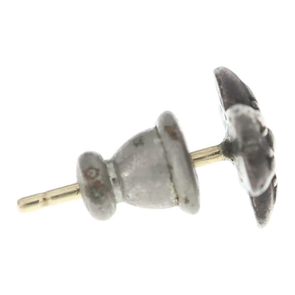 Chrome Hearts CO Star Stud Earrings Silver Back External — view 4