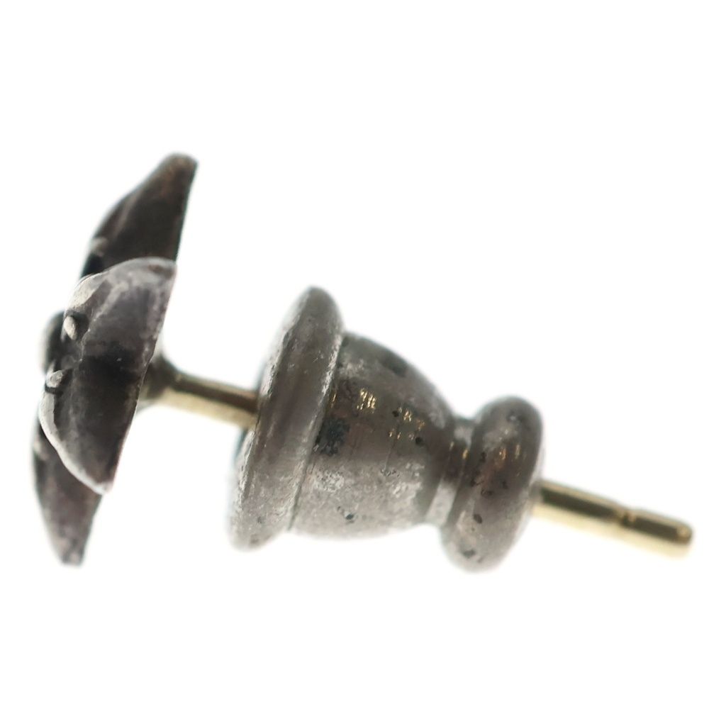 Chrome Hearts CO Star Stud Earrings Silver Back External — view 3