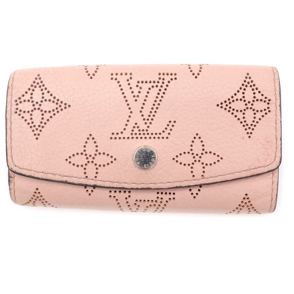 Louis Vuitton Multicles 4 Quadruple Strand Key Case Monogram Mahina Rose