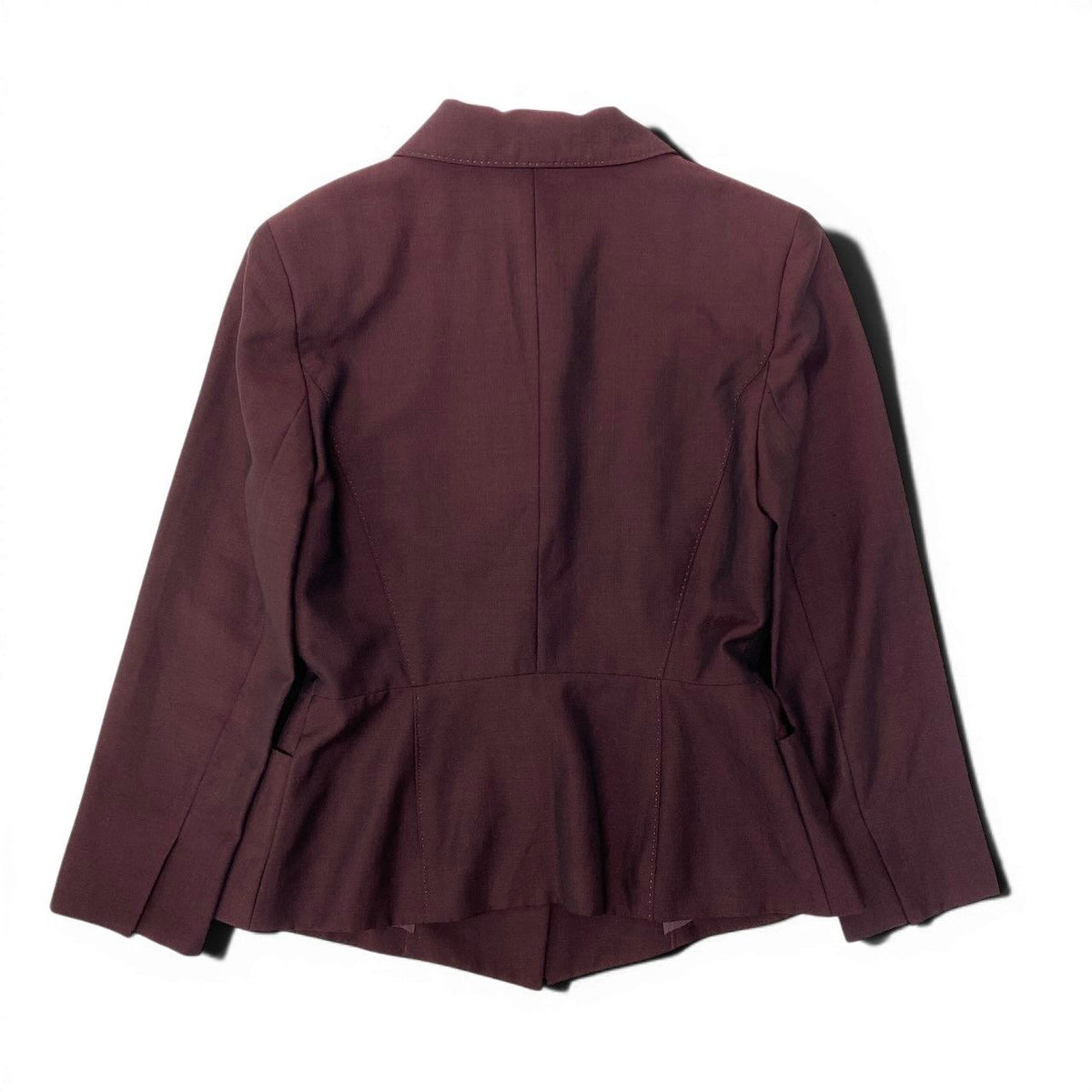 Dior Long Sleeve Shirt Jacket Mohair Blend Wine — view 3