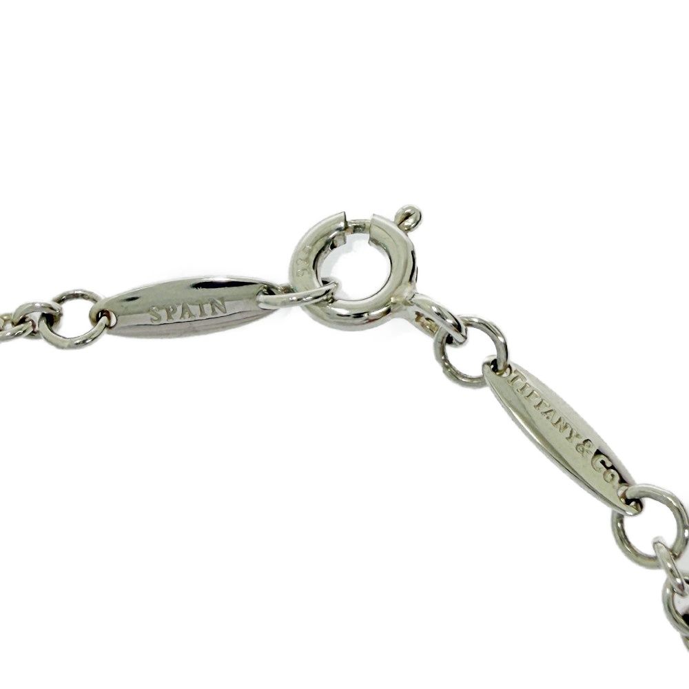 Tiffany & Co Silver Elsa Peretti Open Heart Bracelet — view 6