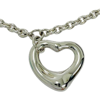 Tiffany & Co Silver Elsa Peretti Open Heart Bracelet — view 3