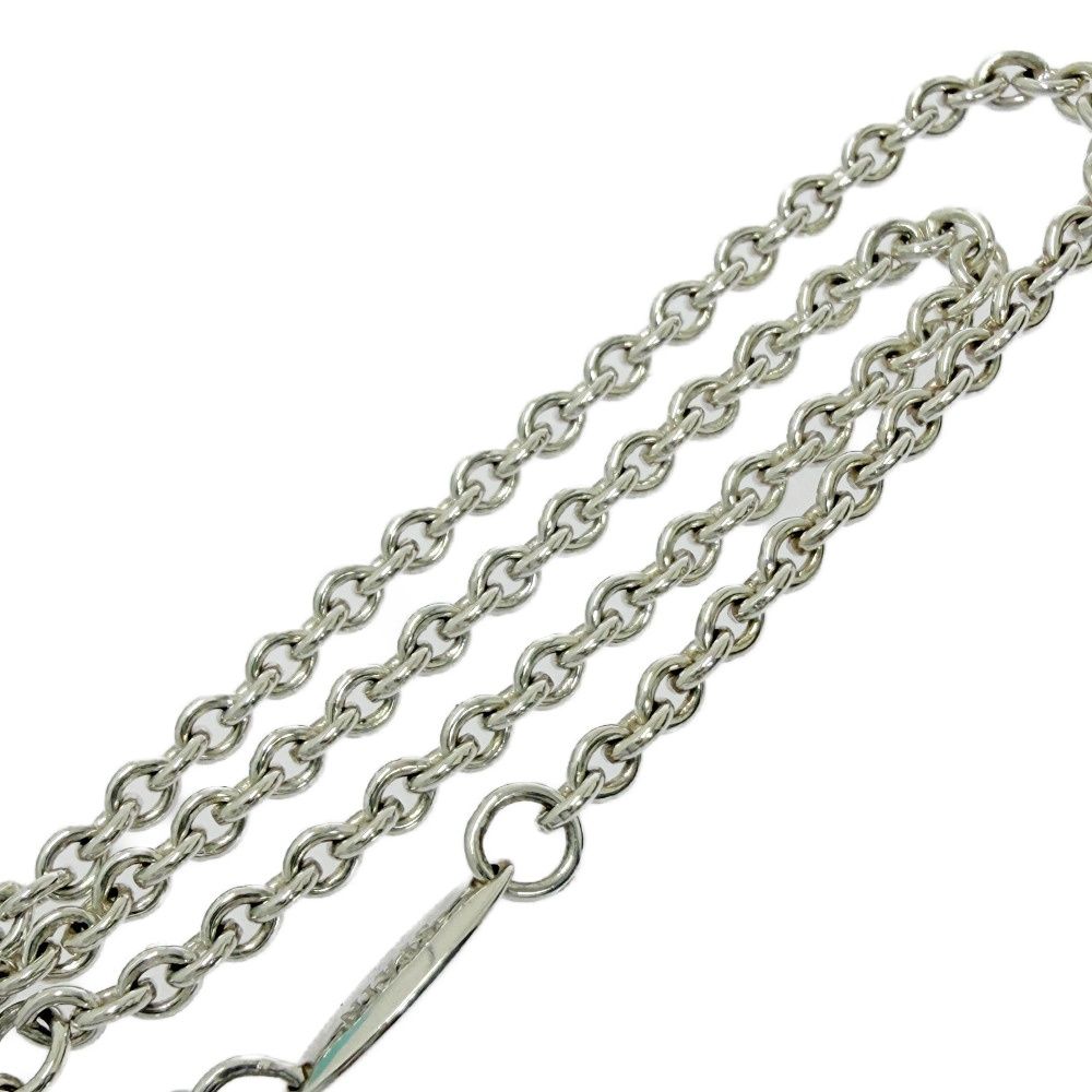Tiffany & Co Silver Elsa Peretti Open Heart Bracelet — view 7