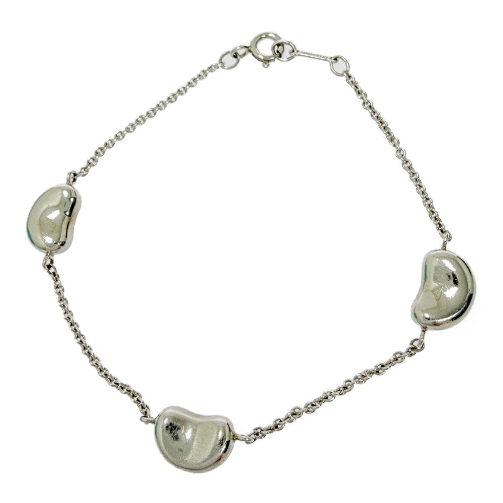 Tiffany & Co Silver Elsa Peretti Bean Bracelet
