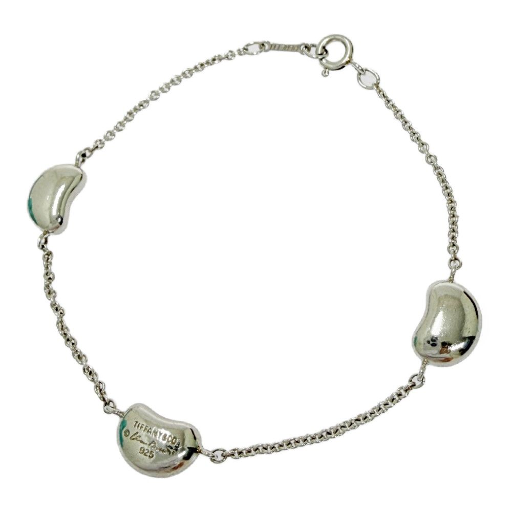 Tiffany & Co Silver Elsa Peretti Bean Bracelet — view 4
