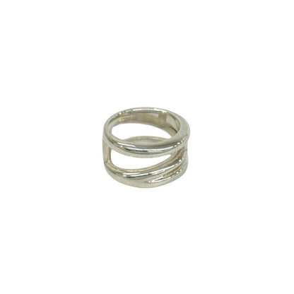 Tiffany & Co Vintage Diagonal Ring 925 Sterling Silver — view 5