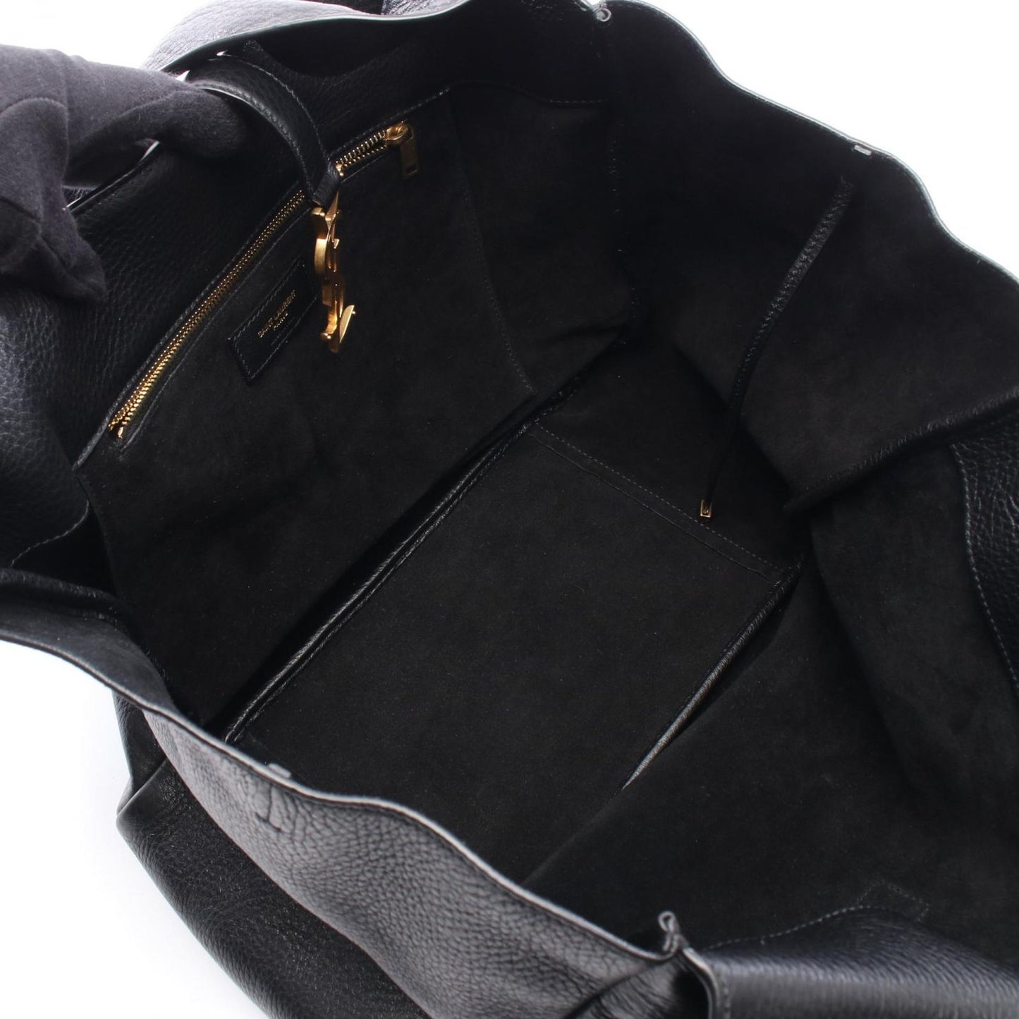 Saint Laurent Paris Tote Bag le 5 A 7 Bea Black Leather — view 3