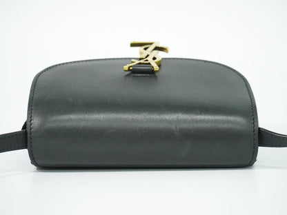 Saint Laurent YSL Kaia Small Satchel Shoulder Bag Pochette Leather Black — view 5
