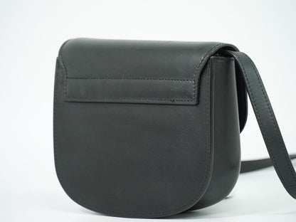 Saint Laurent YSL Kaia Small Satchel Shoulder Bag Pochette Leather Black — view 2