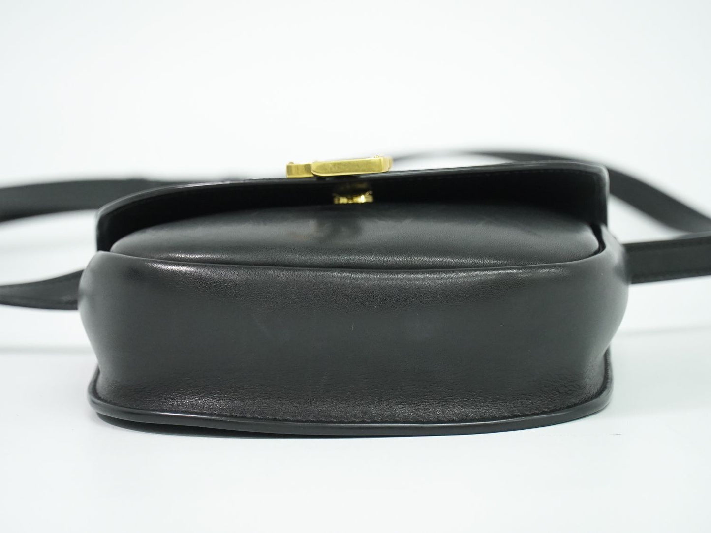 Saint Laurent YSL Kaia Small Satchel Shoulder Bag Pochette Leather Black — view 3