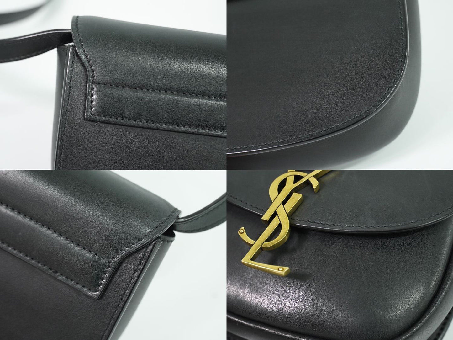 Saint Laurent YSL Kaia Small Satchel Shoulder Bag Pochette Leather Black — view 7