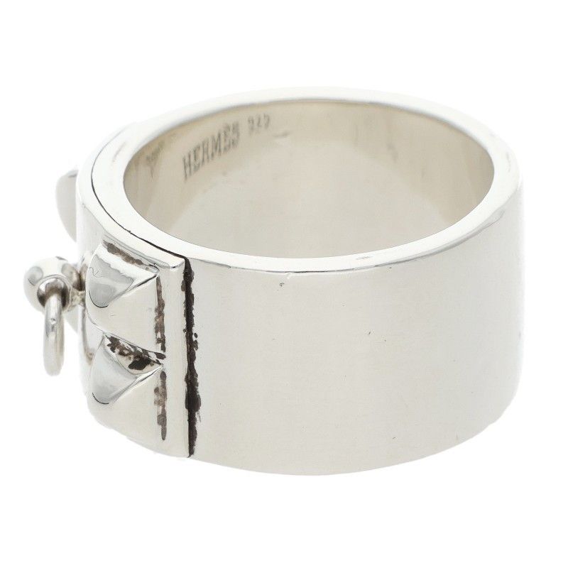 Hermes Collier de Chien GM Silver Ring — view 5