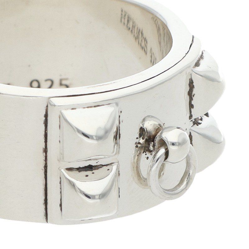 Hermes Collier de Chien GM Silver Ring — view 4