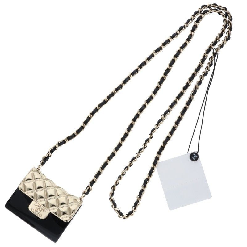Chanel Quilted Motif Necklace — view 2