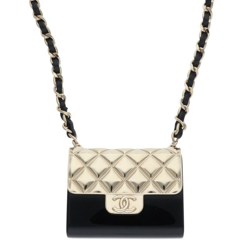 Chanel Quilted Motif Necklace