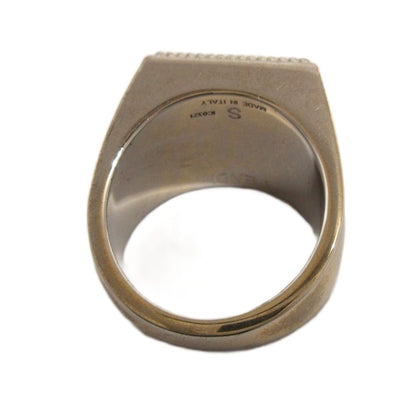 Fendi Ring FF Logo S Silver — view 5
