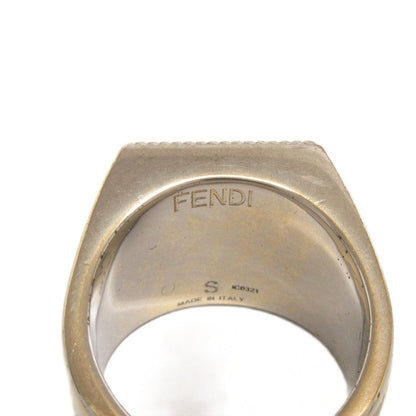 Fendi Ring FF Logo S Silver — view 6