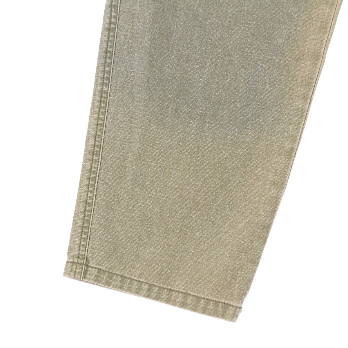 Chanel 02P Denim Cropped Cargo Pants Khaki 36 — view 5