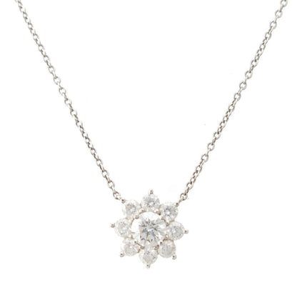 Harry Winston Sunflower Diamond Pendant Silver