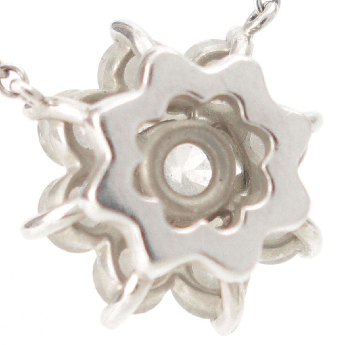 Harry Winston Sunflower Diamond Pendant Silver — view 4