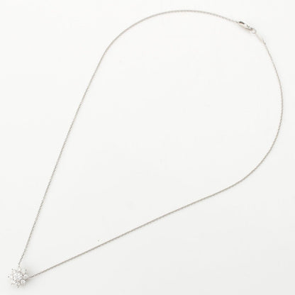 Harry Winston Sunflower Diamond Pendant Silver — view 7