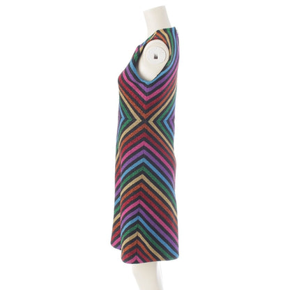 Gucci Lame Knit Sleeveless Dress Rainbow — view 3