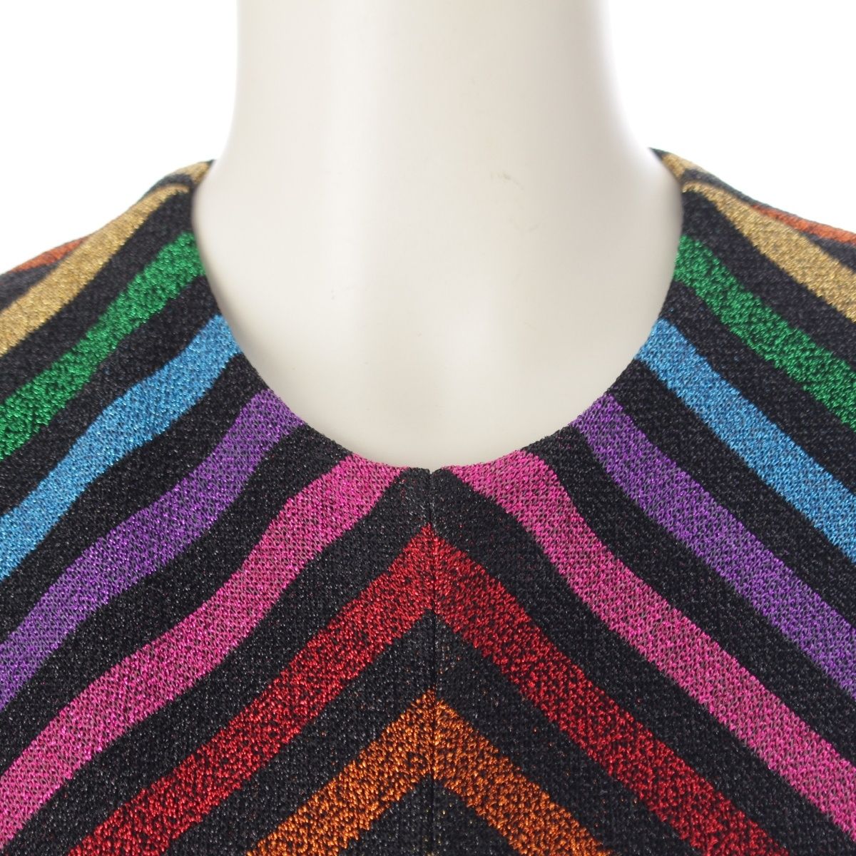 Gucci Lame Knit Sleeveless Dress Rainbow — view 5