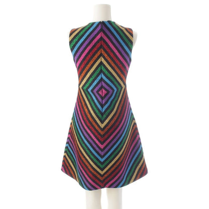 Gucci Lame Knit Sleeveless Dress Rainbow — view 4
