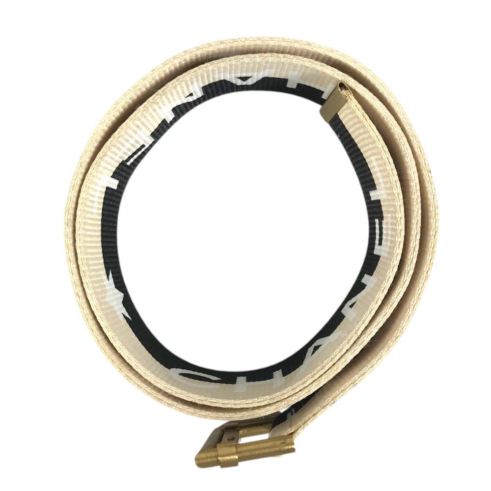 Chanel Belt CC Logo Canvas Leather Black — view 3