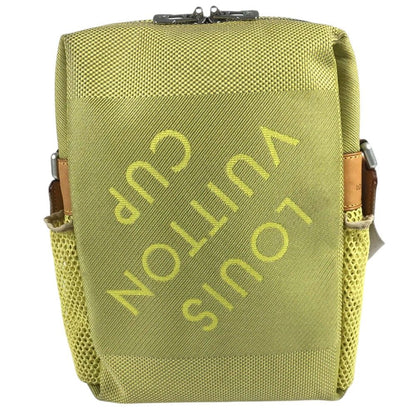 Louis Vuitton Shoulder Bag Weatherly Damier Geant Canvas Yellow — view 2