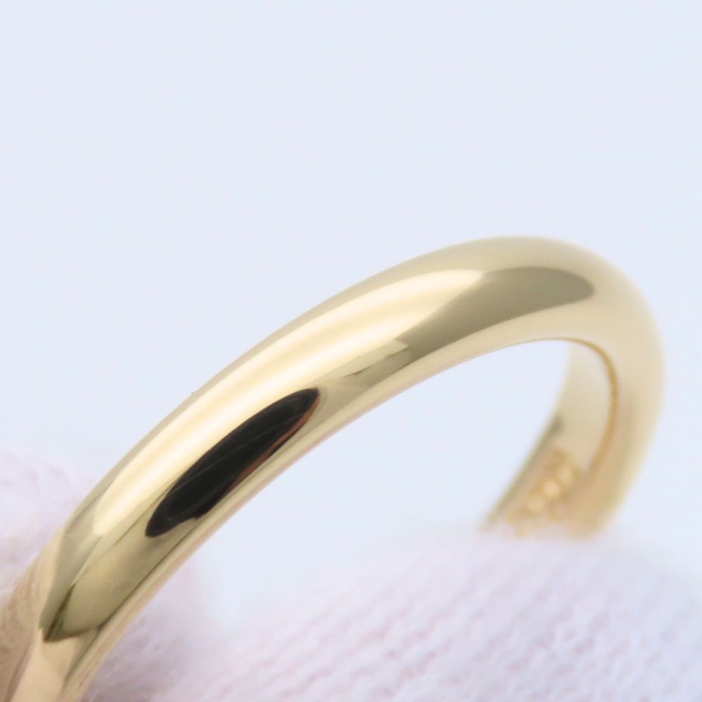 Tiffany & Co Ring Stacking Band 18K Yellow Gold Diamond Elsa Peretti — view 8