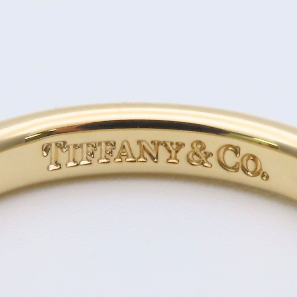 Tiffany & Co Ring Stacking Band 18K Yellow Gold Diamond Elsa Peretti — view 5