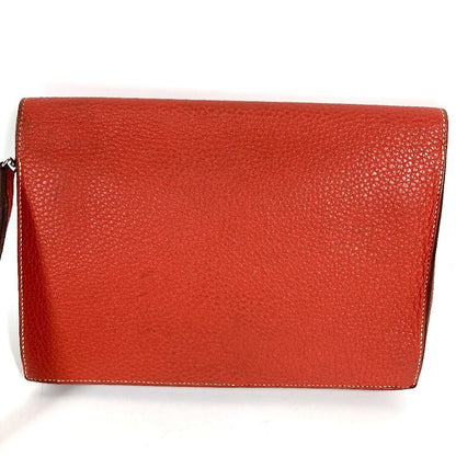Hermes Clutch Pochette Jet Leather Brown — view 2