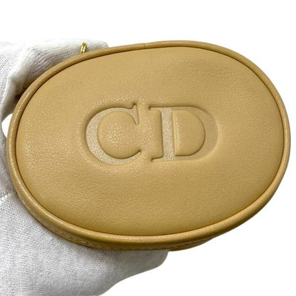 Dior Micro Pouch Beige Mini Case Leather CD Zipper Vintage — view 7