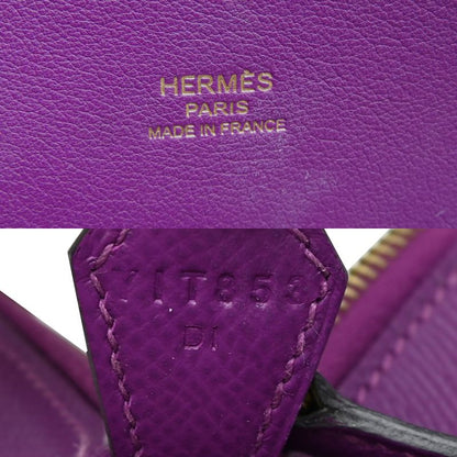 Hermes Handbag Purple — view 7