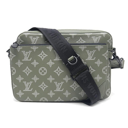 Louis Vuitton Monogram Shadow Trio Messenger Coin Purse Missing