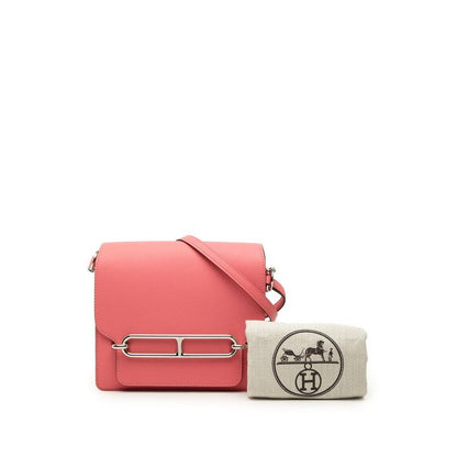 Hermes Roulis Shoulder Bag Rose Azalea Pink Swift — view 7
