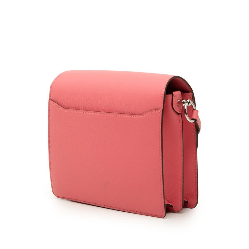 Hermes Roulis Shoulder Bag Rose Azalea Pink Swift — view 2
