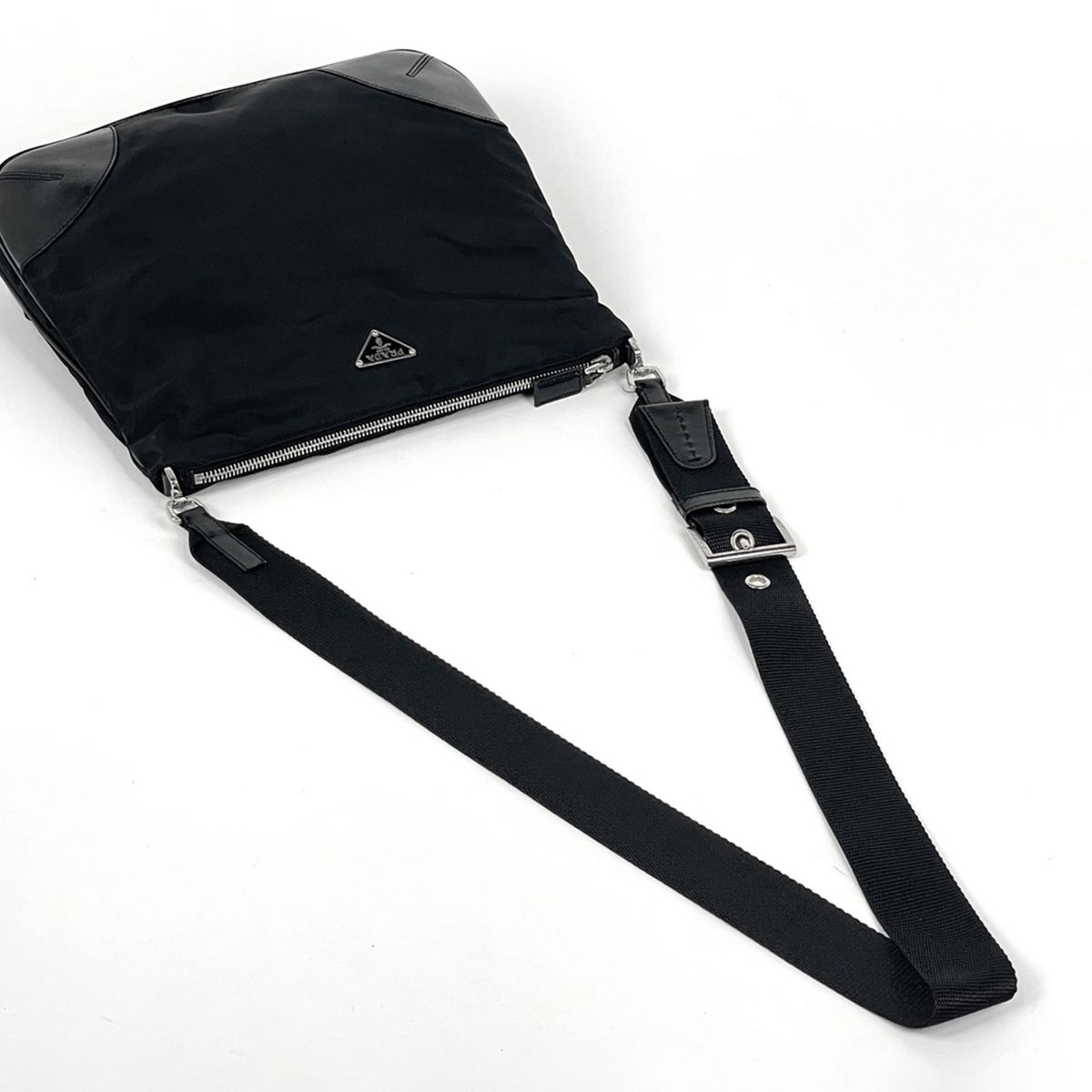 Prada Shoulder Bag Nylon Nero — view 7